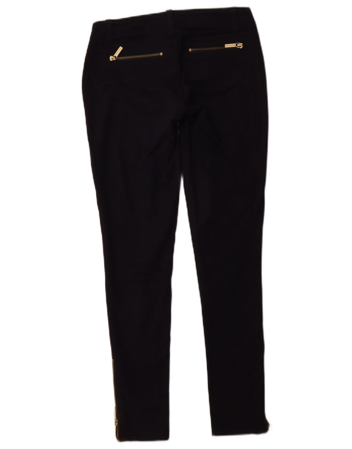 MICHAEL KORS Женские повседневные узкие брюки US 00 2XS W26 L28 Темно-синие