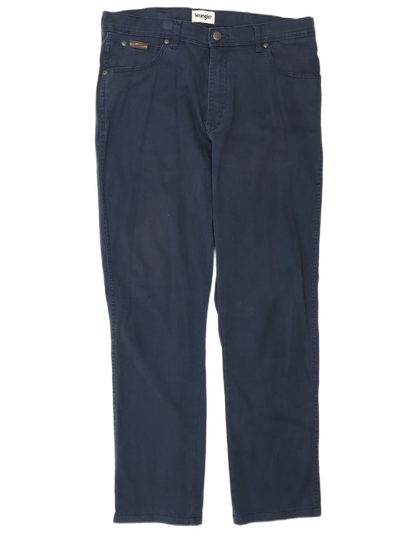 Мужские джинсы Wrangler Texas Slim W36 L34, темно-синий, хлопок