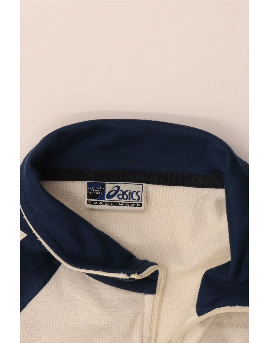 Женская спортивная куртка Asics UK 18 XL белого цвета с цветными блоками
