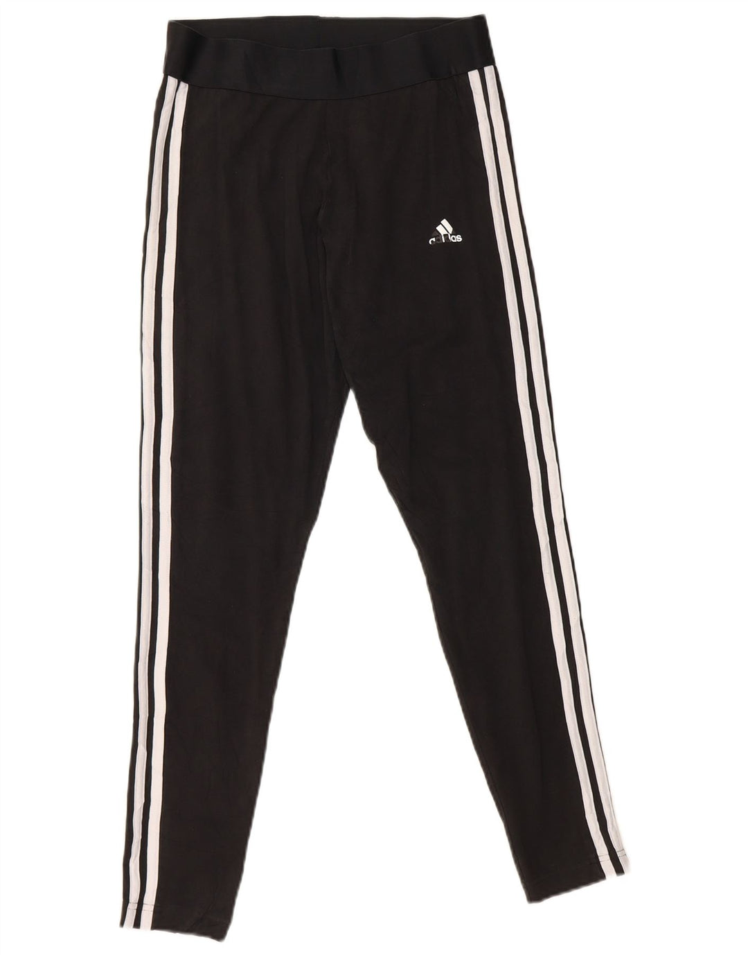 Женские леггинсы ADIDAS UK 12/14, хлопковые, среднего размера, черные