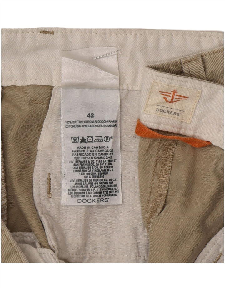 Мужские шорты-карго Dockers W42 2XL Бежевые, хлопок