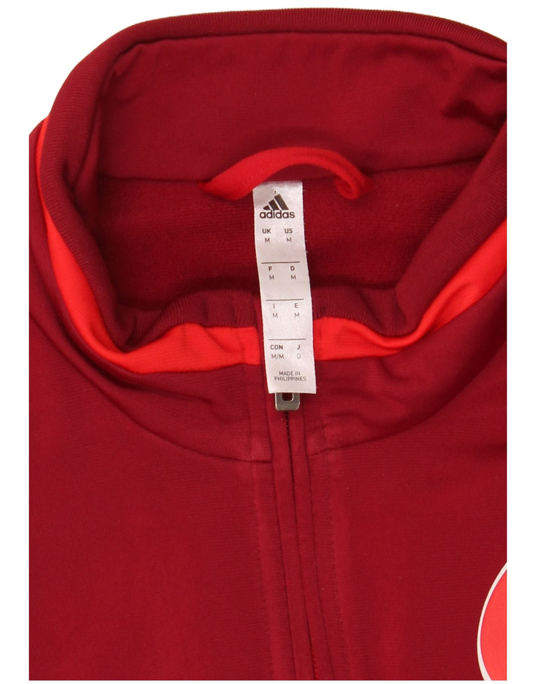 Adidas Mens FSV Trier-Tarforst Graphic Tracksuit Top Jacket Medium Red