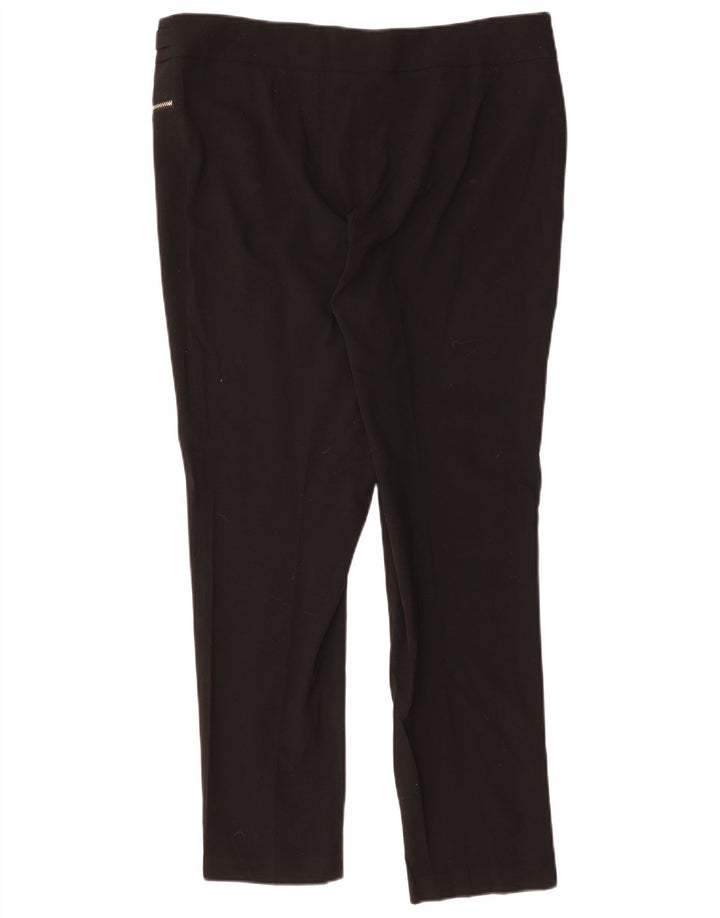 CALVIN KLEIN Женские узкие повседневные брюки США 12, большие W36 L30, черные