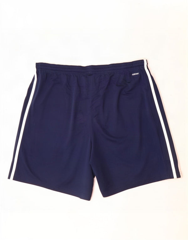 Adidas Mens Aeroready Sport Shorts XL Navy Blue Polyester