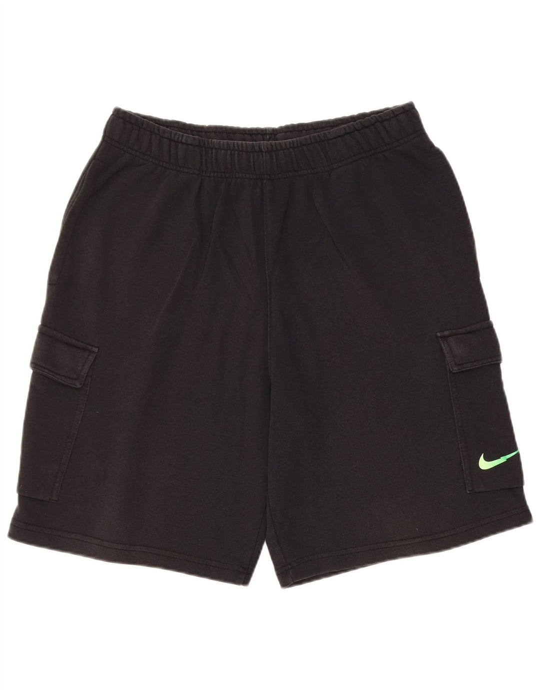 Мужские спортивные шорты Nike стандартной посадки, средний черный, хлопок