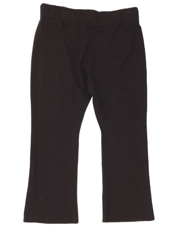 Женские укороченные брюки Marks & Spencer Bootcut UK 20 2XL W36 L26 черные