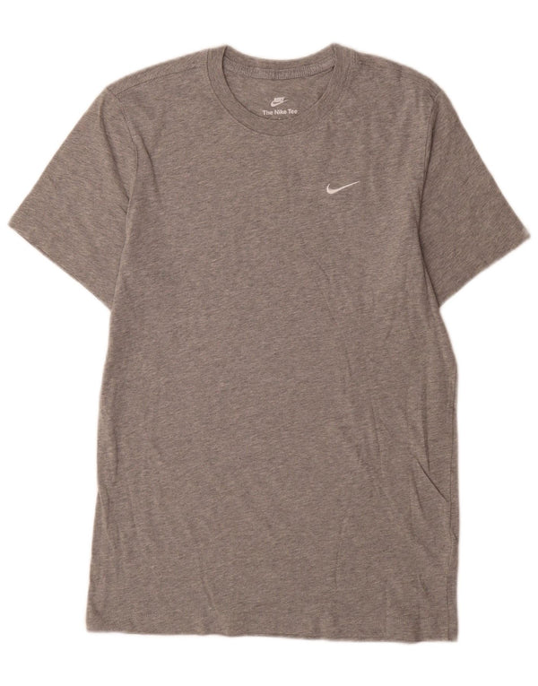 Мужская футболка Nike, маленький серый хлопок