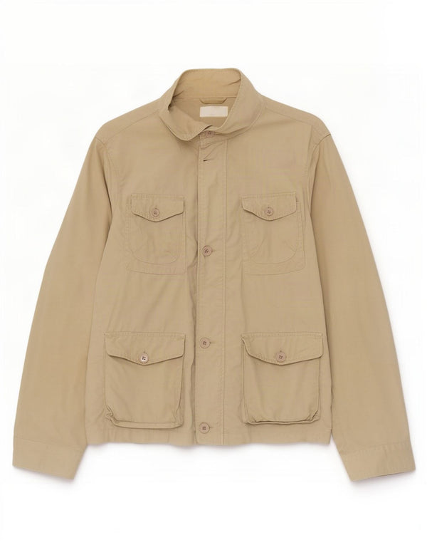 Best Company Mens Utility Jacket UK 42 XL Beige Cotton