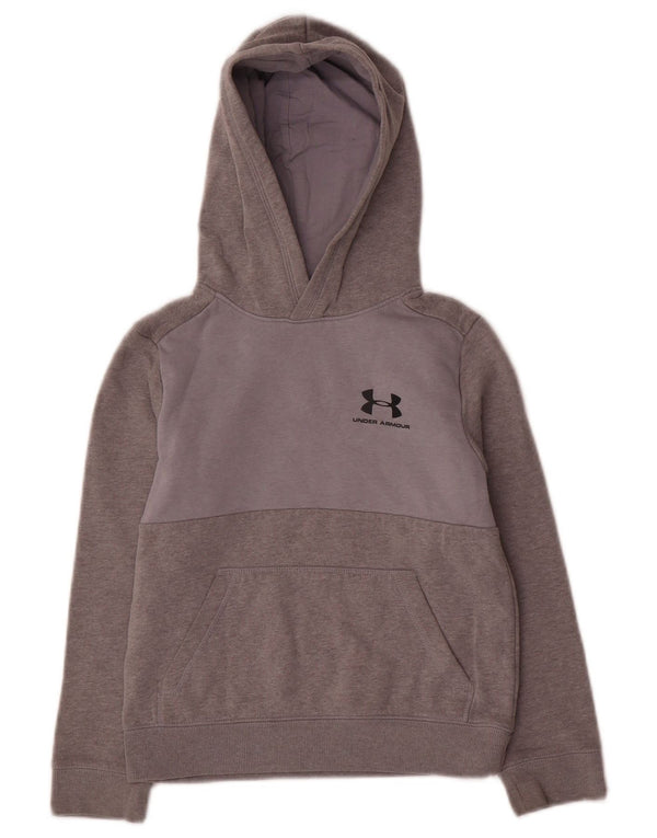 Джемпер с капюшоном Under Armour Cold Gear для мальчиков 7-8 лет, маленький серый