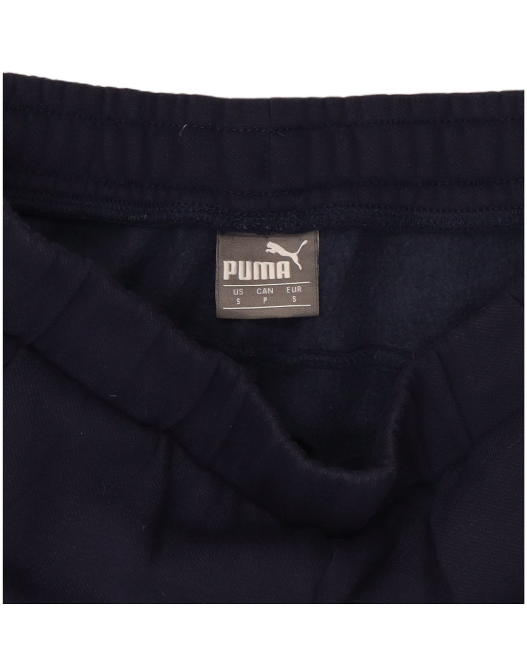 Мужские спортивные брюки с рисунком Puma, маленькие, темно-синие