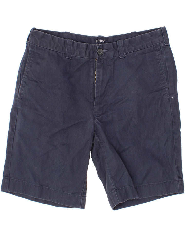 J. CREW Womens Gramercy Chino Shorts W31 Medium Navy Blue Cotton Vintage J. Crew and Second-Hand J. Crew from Messina Hembry 