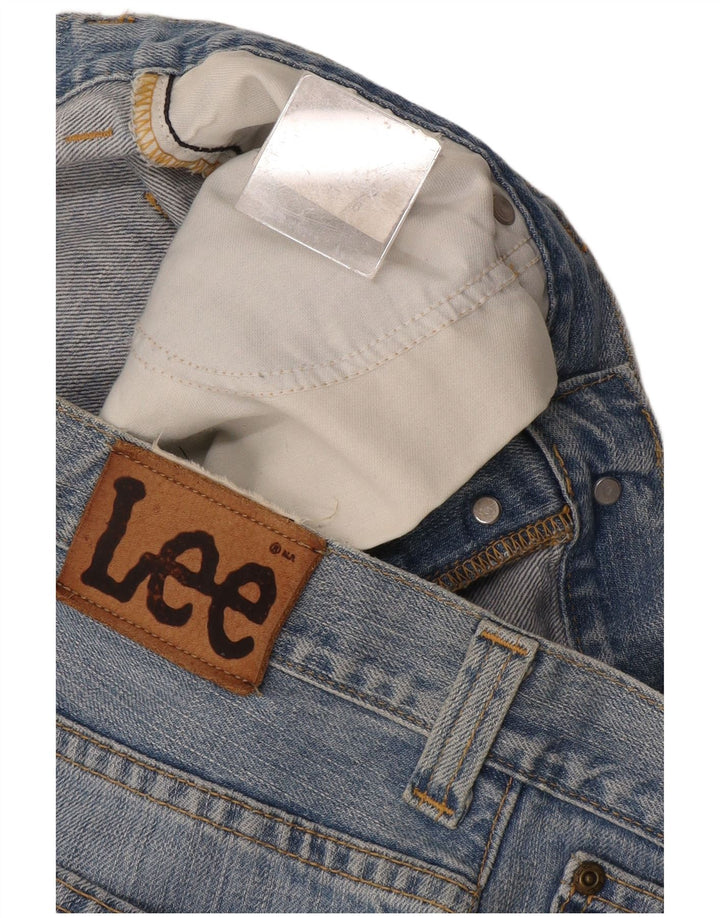 Мужские прямые джинсы Lee W33 L36, синий хлопок