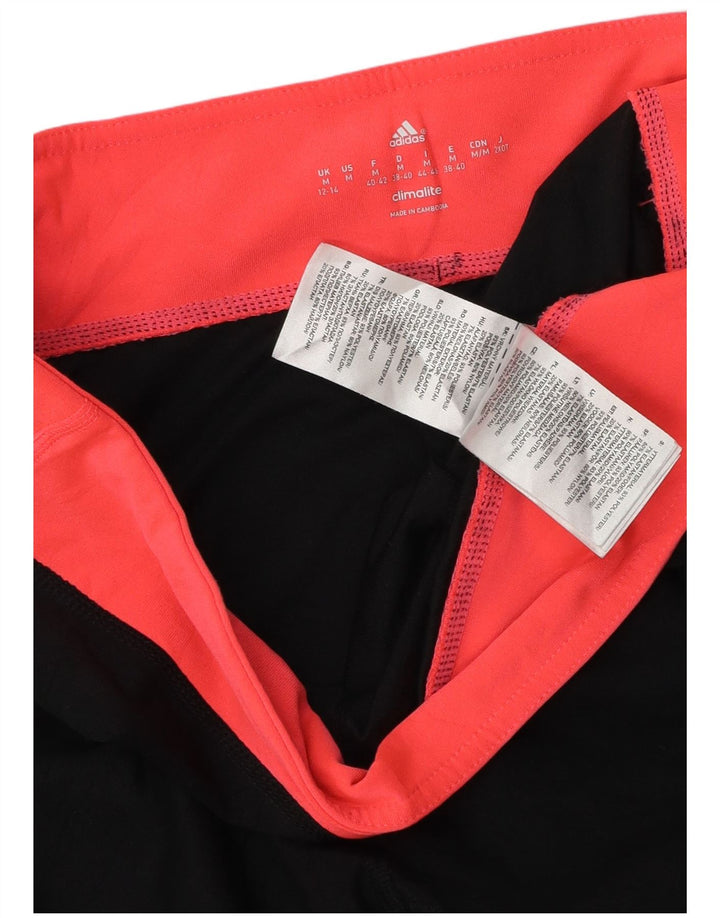 Женские леггинсы Adidas Climalite UK 12/14, средний черный полиэстер