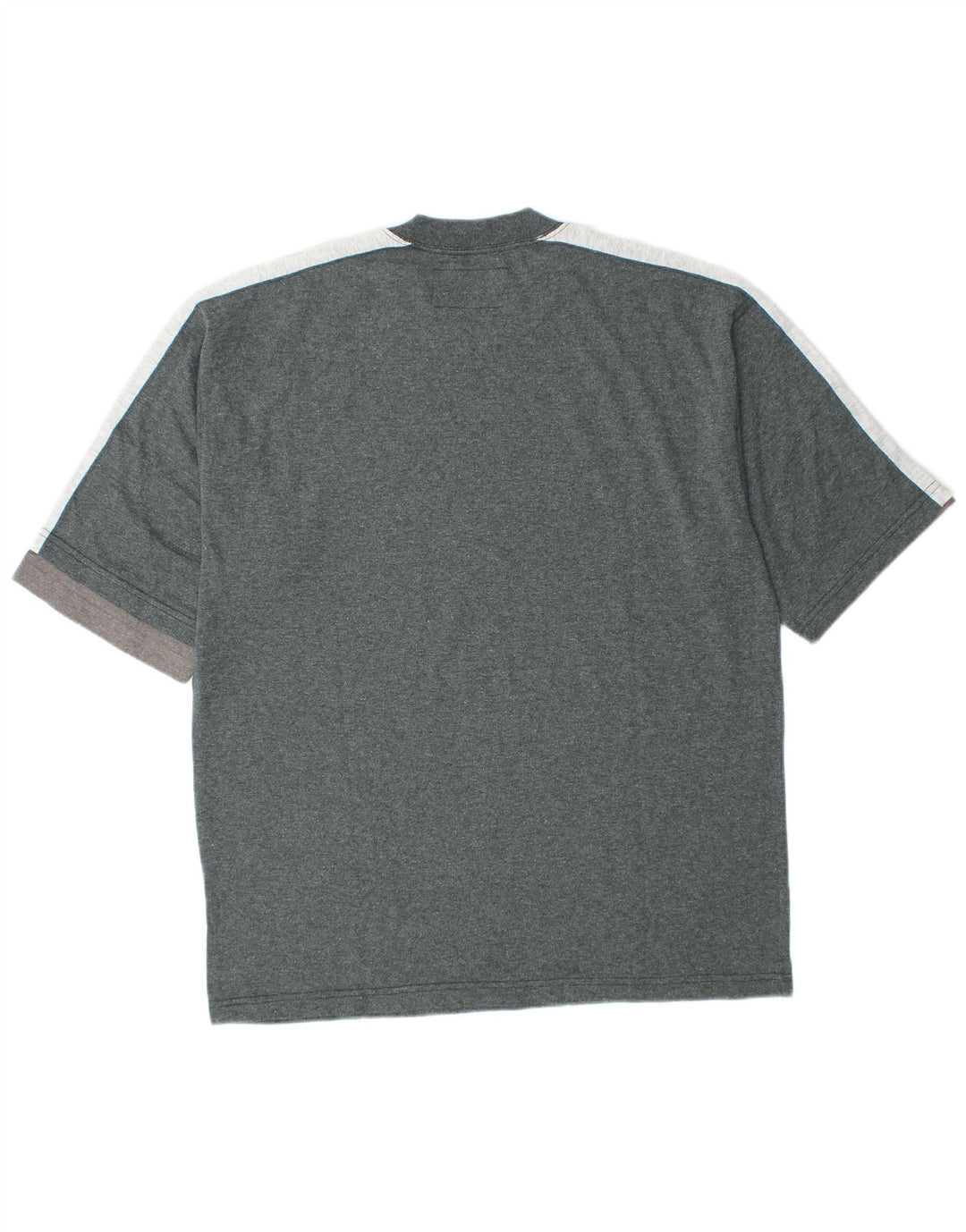 Мужской джемпер Diadora с круглым вырезом и рисунком, средний серый цвет с цветными блоками