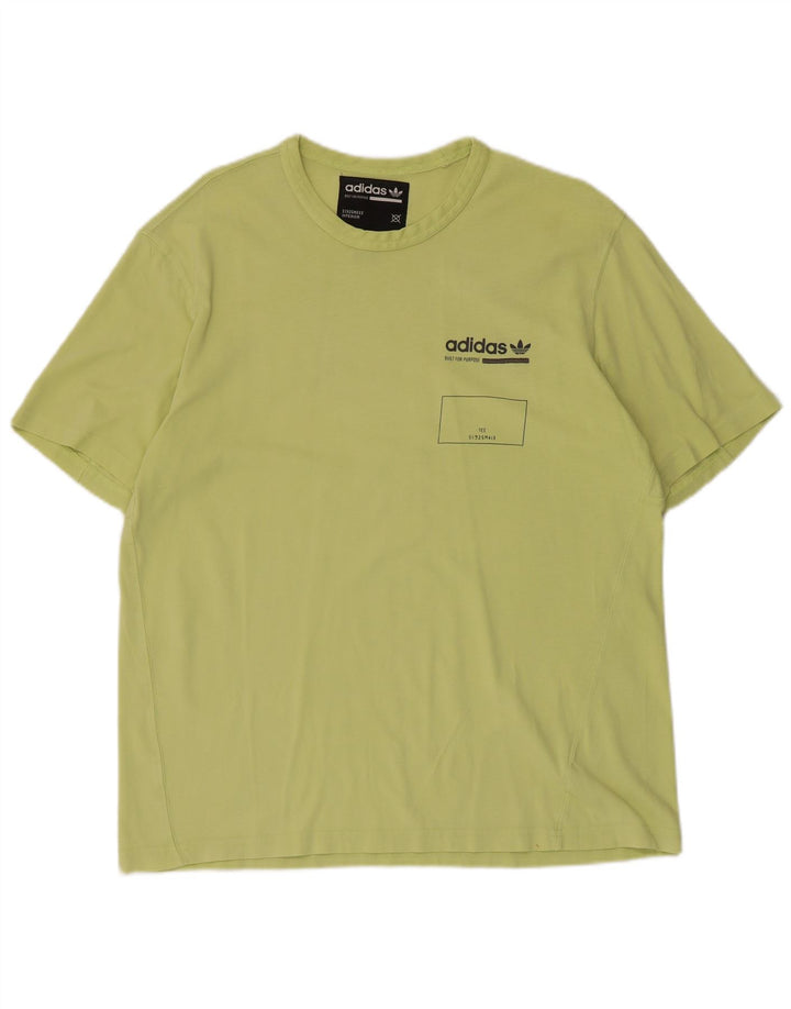 Мужская футболка Adidas Top Medium Green Cotton