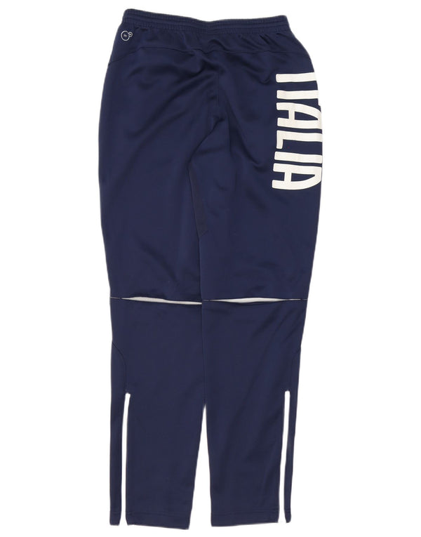 Спортивные брюки Puma Boys Italia с графическим рисунком 13-14 лет XL Темно-синие