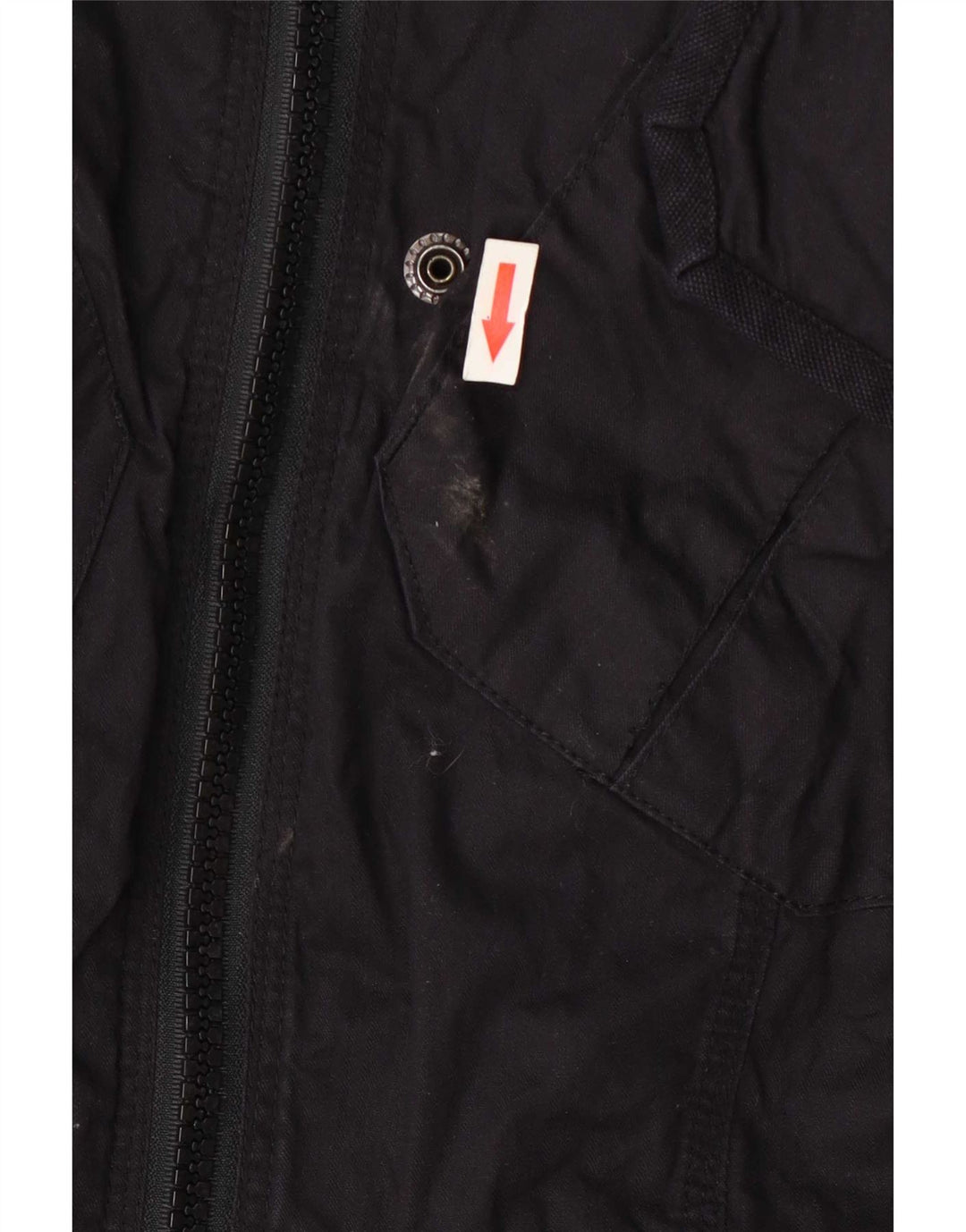 Мужская куртка Superdry Utility UK 38, средний черный хлопок