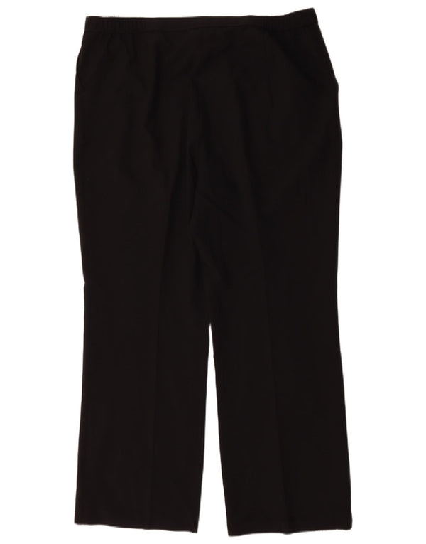 Женские брюки чинос с высокой талией Marks & Spencer UK 20 2XL W40 L29 черные