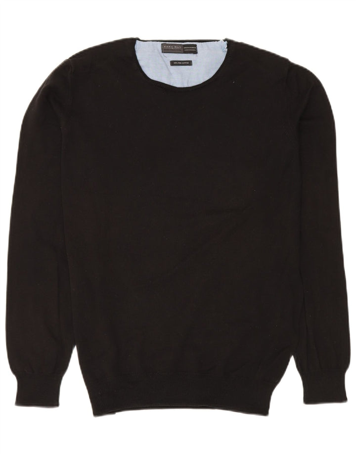 Mens Crew Neck Jumper Sweater Medium