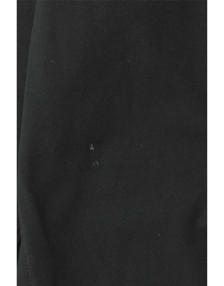 Мужской пуловер с воротником на молнии Nike Dri Fit, спортивный костюм, средний черный полиэстер