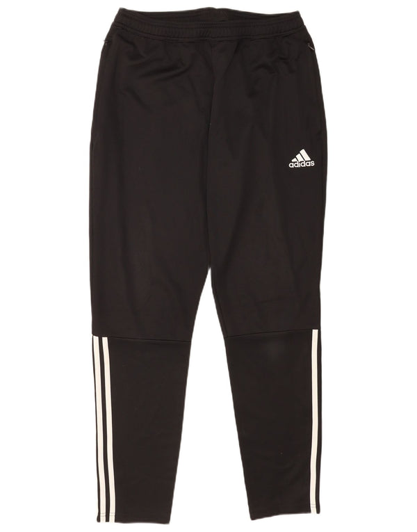Adidas Mens Tracksuit Trousers Large Black Polyester