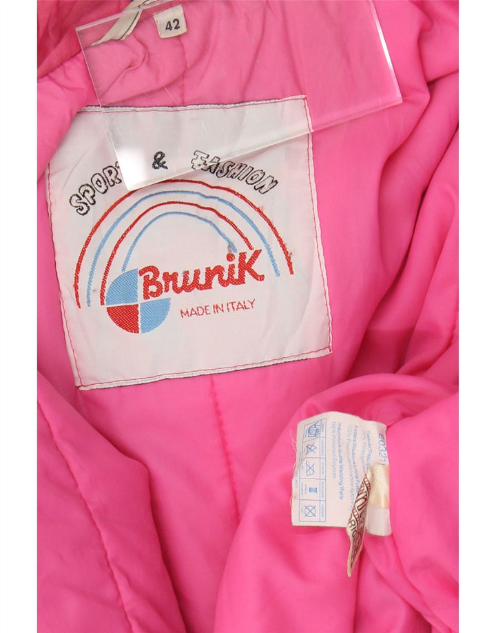 BRUNIK Женская ветровка оверсайз с капюшоном IT 42 Средний Черный