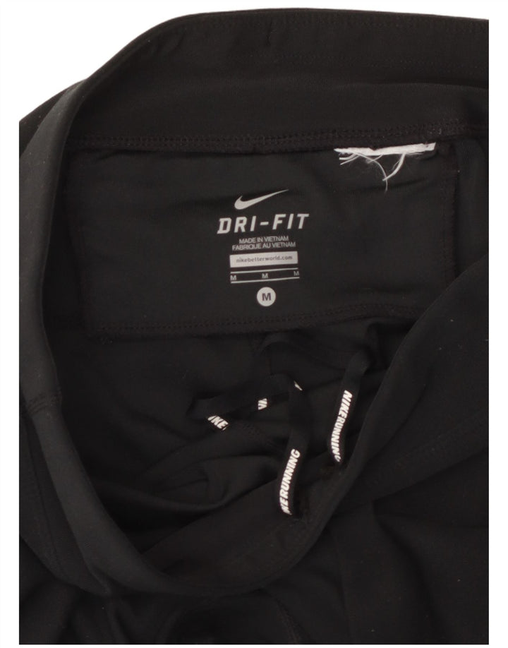 Женские леггинсы-капри Nike UK 14, средние, черные, спортивные