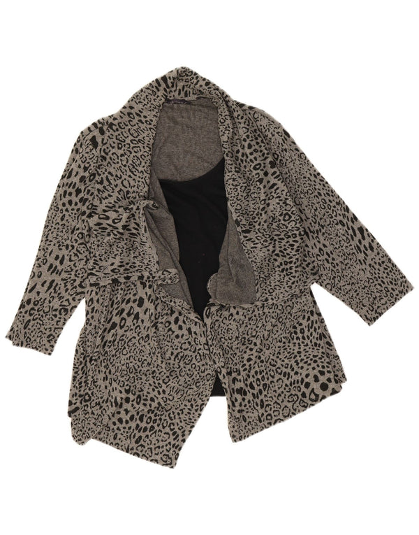 Женский асимметричный кардиган Marks & Spencer UK 20 2XL Серый
