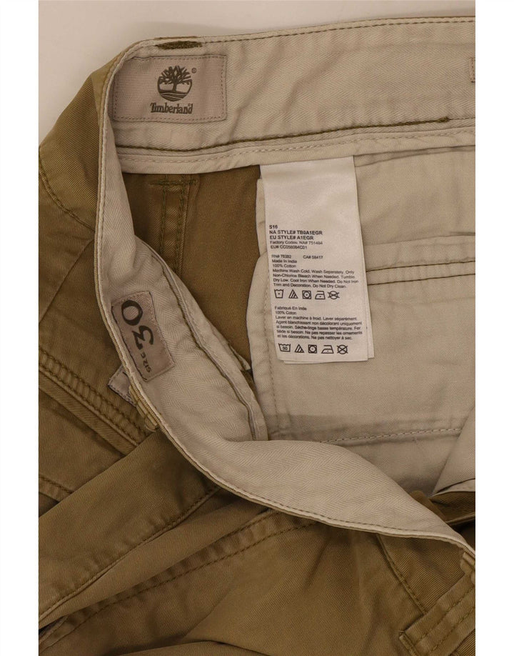 Мужские шорты карго Timberland Medium W30 Хаки Хлопок