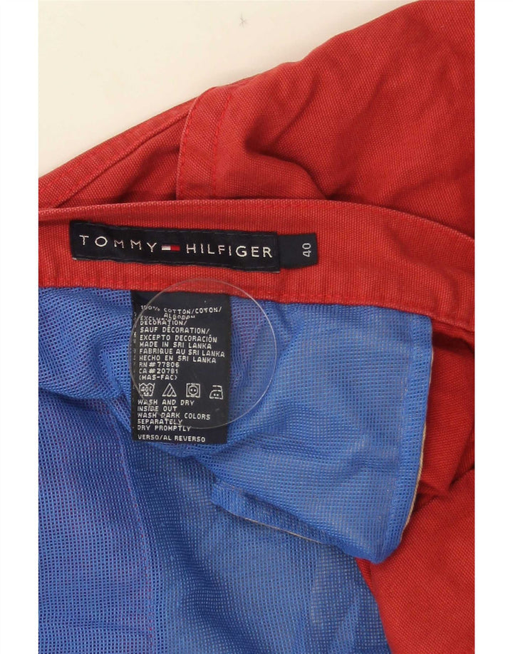 Мужские шорты карго Tommy Hilfiger W40 XL, красный хлопок