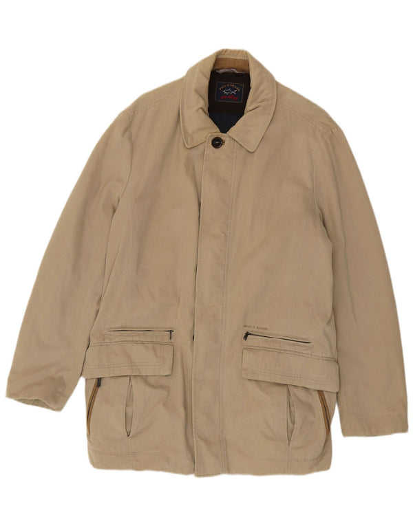 Мужская ветровка Paul & Shark UK 42 XL, бежевый хлопок