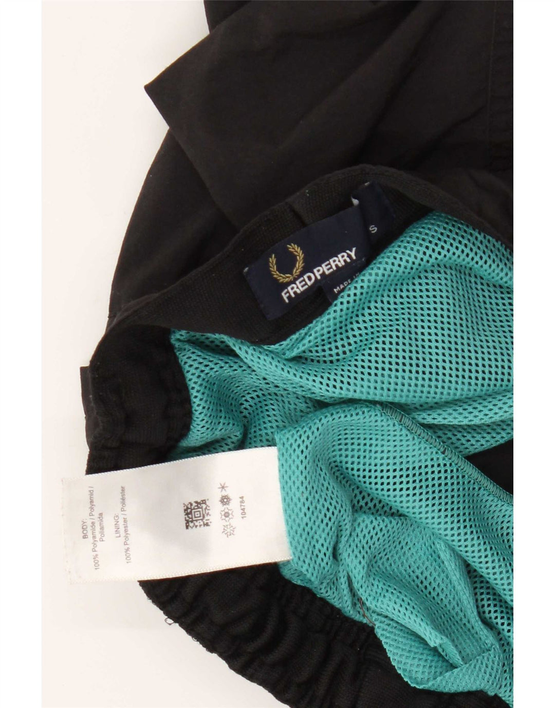 Мужские шорты для плавания Fred Perry, маленькие черные из полиамида
