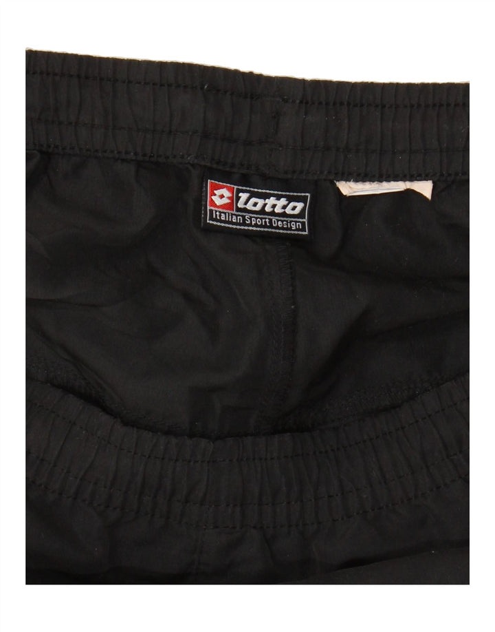 LOTTO Womens Sport Shorts UK 12 Medium Black Vintage Lotto and Second-Hand Lotto from Messina Hembry 