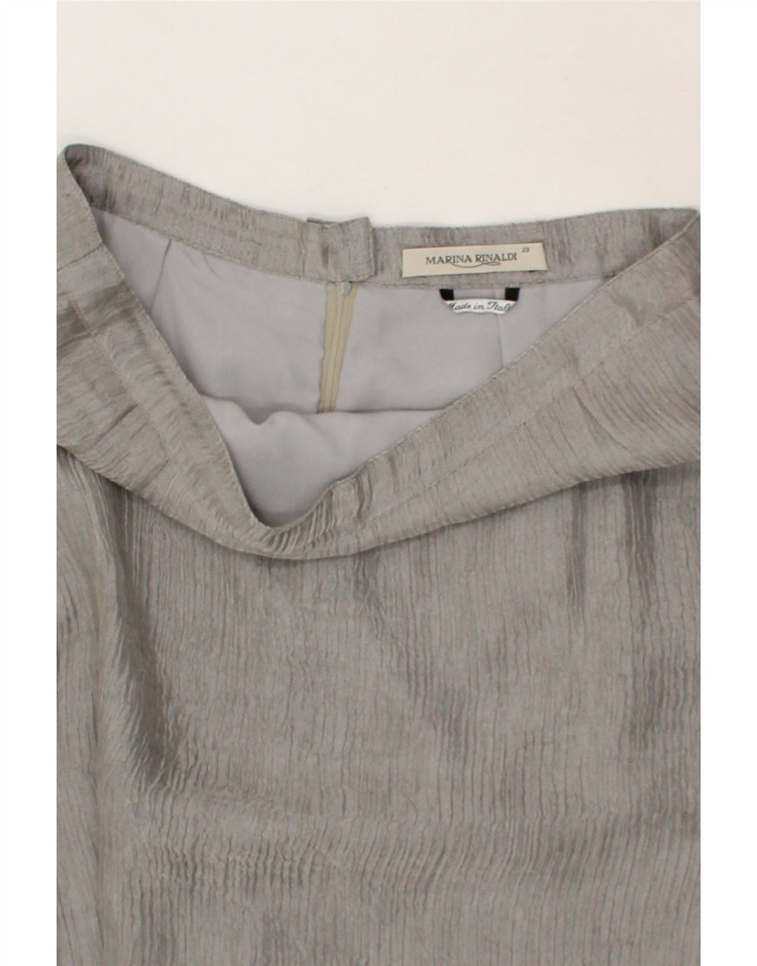 MARINA RINALDI Womens Straight Skirt Size 23 Medium W34 Grey Vintage Marina Rinaldi and Second-Hand Marina Rinaldi from Messina Hembry 