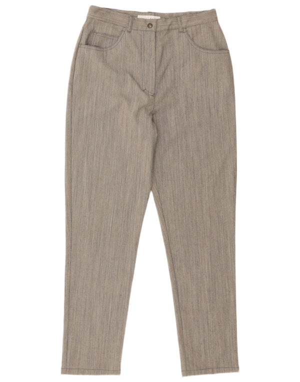Penny Black Womens Tapered Casual Trousers UK 16 Large W28 L29 Grey Striped