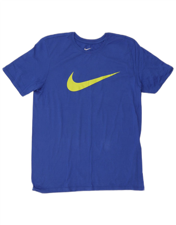 Мужская футболка Nike Athletic Fit с графикой, средний синий цвет