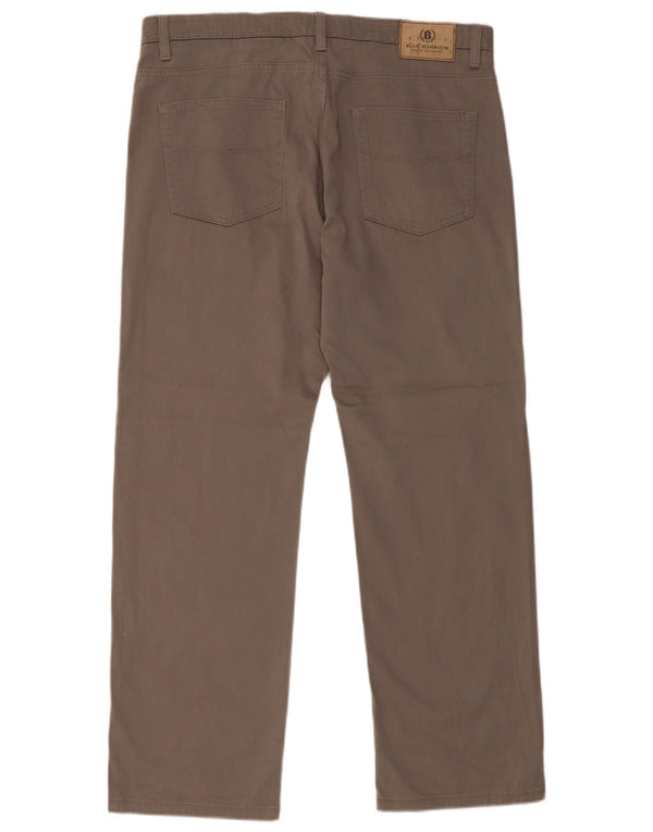 Мужские прямые повседневные брюки Marks & Spencer Blue Harbor W36 L29 серые