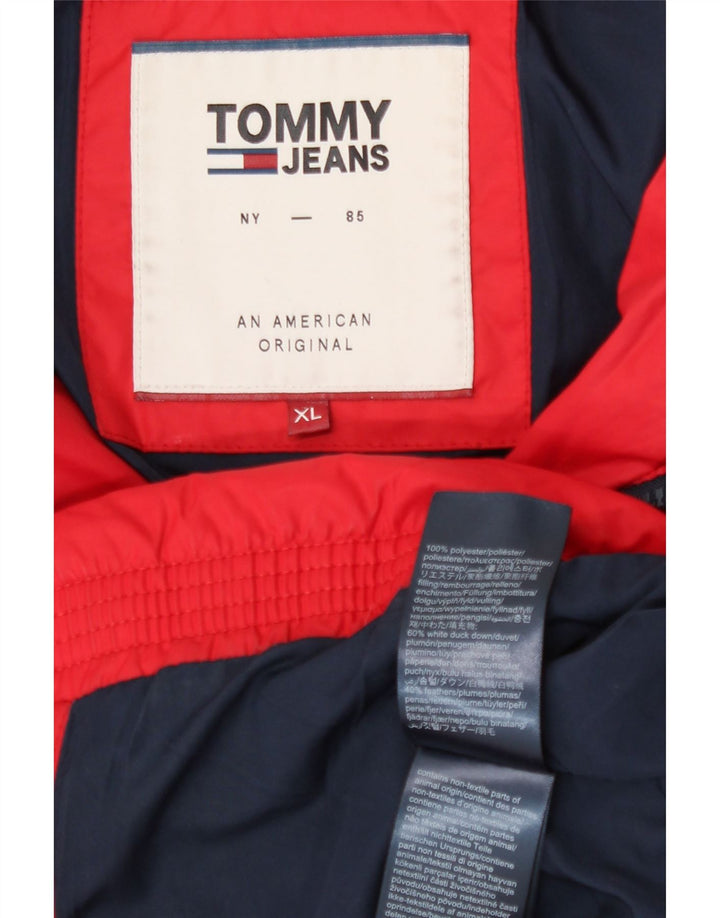 Мужская стеганая куртка Tommy Hilfiger UK 42 XL, красный полиэстер