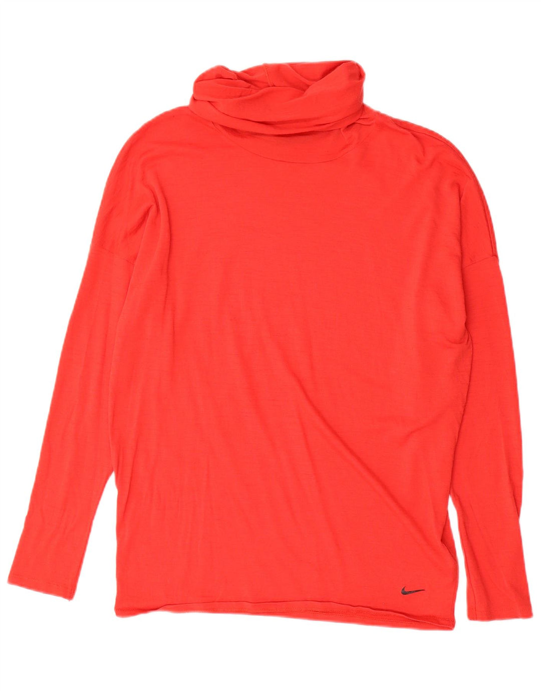 Мужской топ Nike Dri Fit с длинным рукавом, средний красный, шерстяной