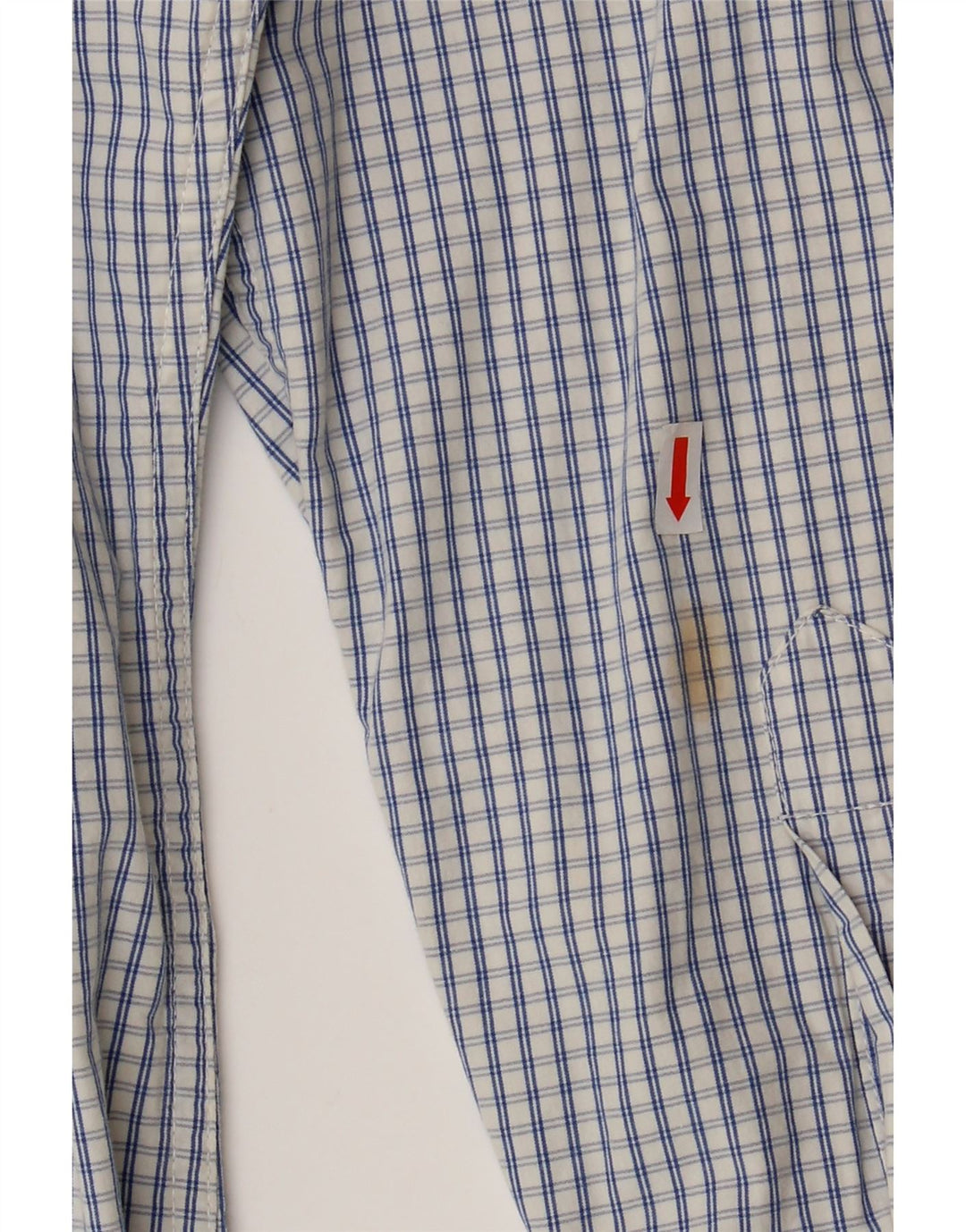 Мужская рубашка HOLLISTER XL, синяя клетка, хлопок