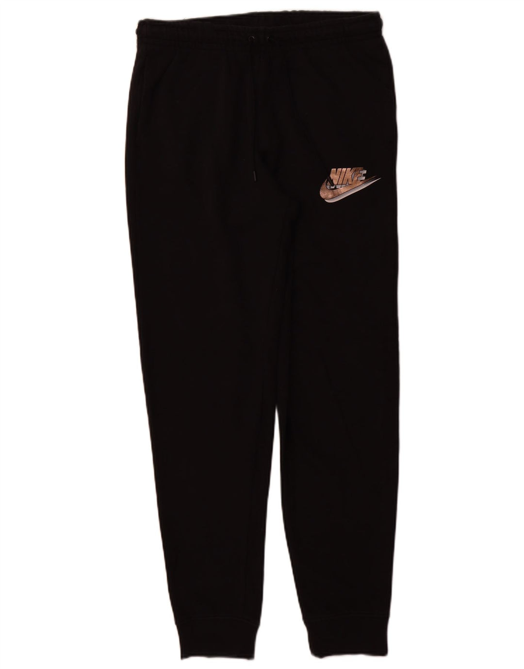 NIKE Mens Tracksuit Trousers Joggers Medium  Black Cotton