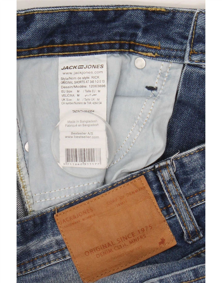 Мужские джинсовые шорты Jack & Jones Medium W32 Синие, хлопок