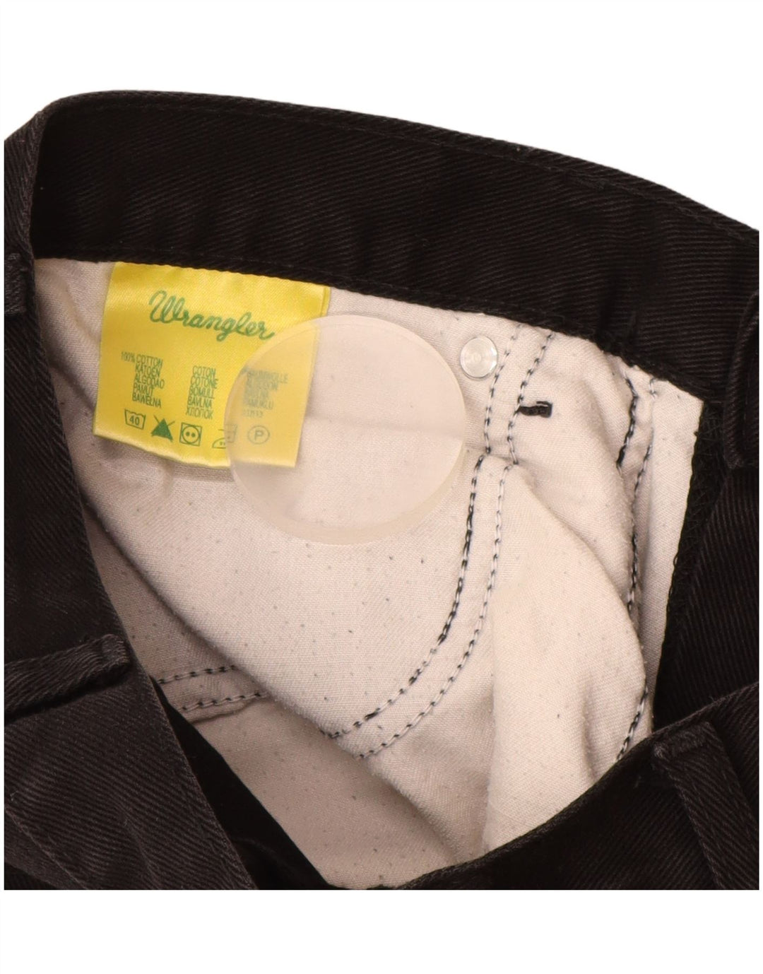 Мужские прямые джинсы WRANGLER Texas W34 L32, черный хлопок