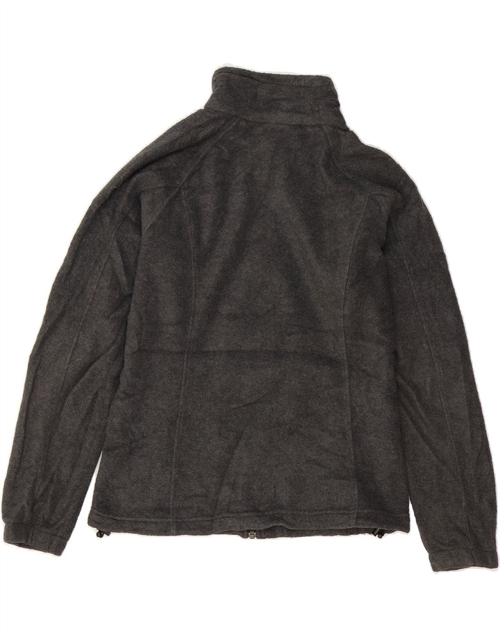 COLUMBIA Womens Fleece Jacket UK 14 Medium Grey Polyester Vintage Columbia and Second-Hand Columbia from Messina Hembry 