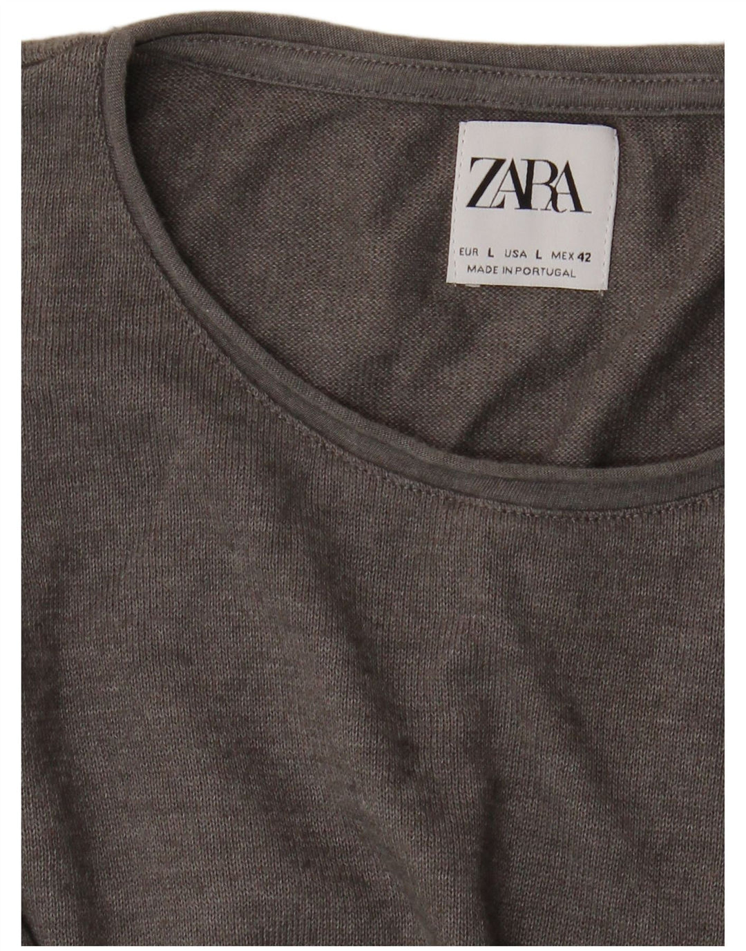 Мужская футболка Zara, большая, серая