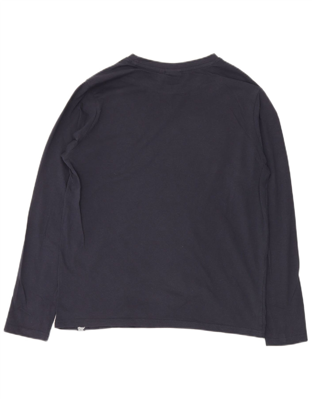 Мужской топ Ellesse с длинным рукавом, средний темно-синий, хлопок