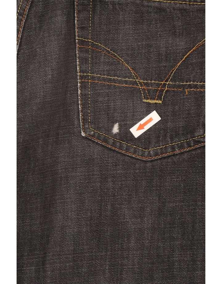 Мужские прямые джинсы Casucci IT 46 Small W32 L31 Черный хлопок