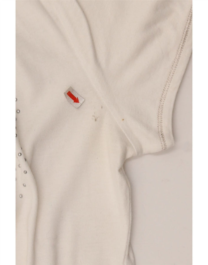 Женская рубашка поло с графическим рисунком GAS UK 18 XL, белый хлопок