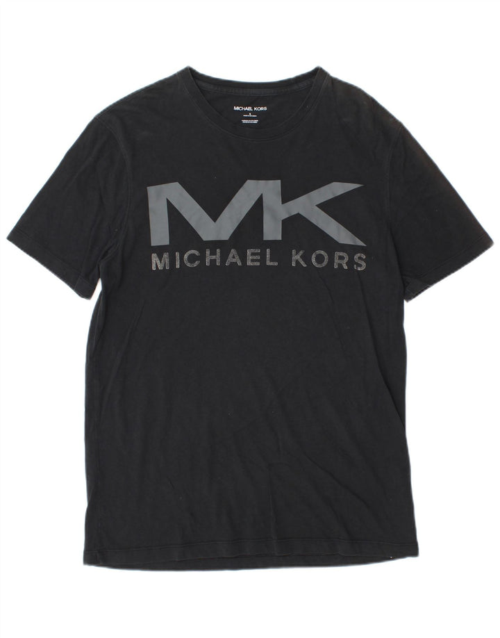 Мужская футболка с рисунком MICHAEL KORS, маленький черный хлопок