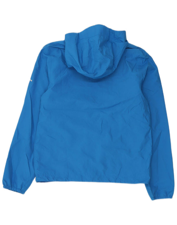 Мужская дождевик с капюшоном Adidas UK 34 XS синий полиэстер